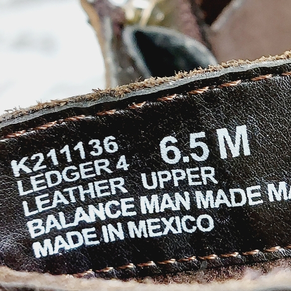 Adam tucker Ledger Brown Leather Block Heel Zip Up Ankle Boots K710 - Picture 10 of 11